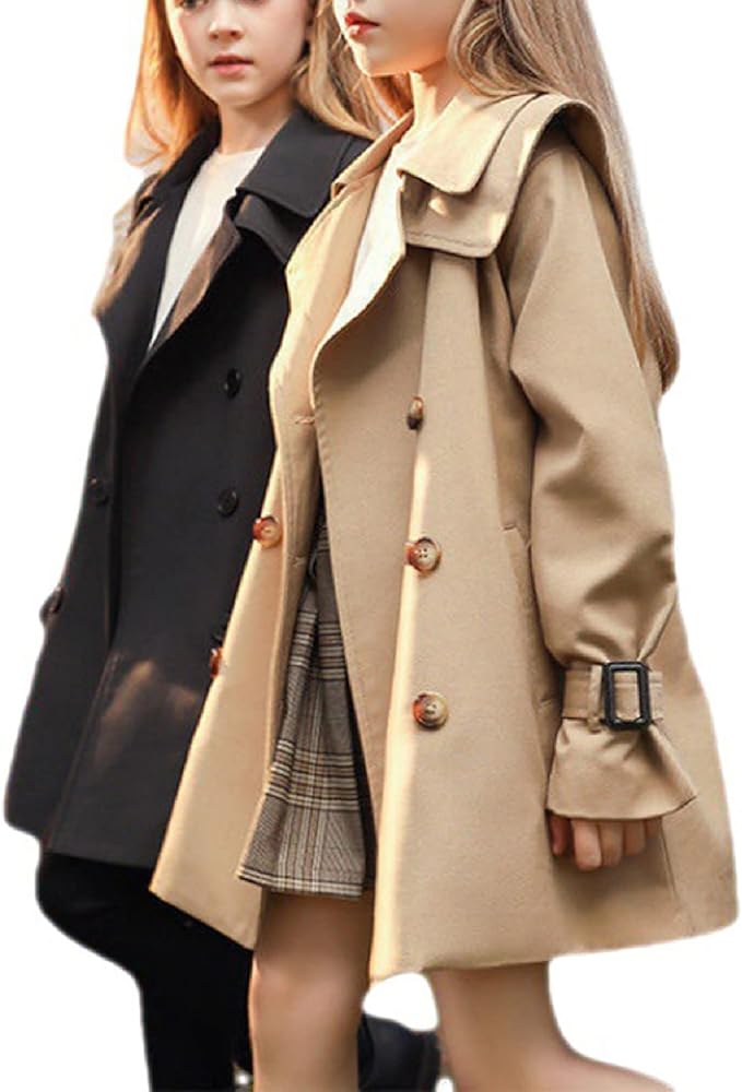 ジャケット・アウター AMERI / BELT FLARE LONG COAT Herrnalise Women's Double Breasted Pea Coat Winter Mid-Long